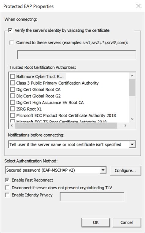 microsoft eap mschapv2